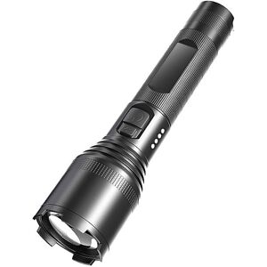 HÉLOISE Rechargeable LED flashlight with battery and USB cable for hiking