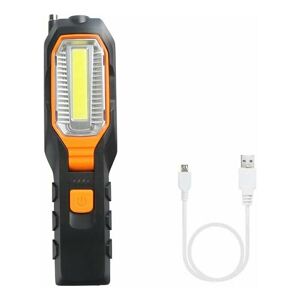 Hoopzi - Rechargeable led work light, 6 in 1, portable, torch light, 4 modes 360 lm, work light, emergency inspection light with hook, magnetic plate