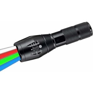 Héloise - Red Green White Blue Torch Light, 4 Colors in 1 Multi Color Flashlight Signal Torch Outdoor Flashlight for Night Vision Astronomy Hiking