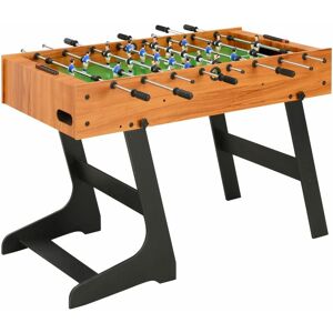 Berkfield Home - Royalton Folding Football Table 121x61x80 cm Light Brown