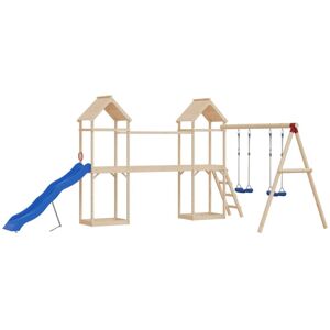 BERKFIELD HOME Royalton Swing Seats with Ropes 2 pcs Blue 37x15 cm Polyethene