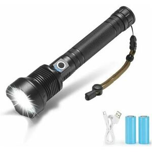 Neige - SnowMost Powerful 90000 Lumens led Flashlight usb Flashlight 26650 xhp70 xhp50 Hunting P70 Flashlight