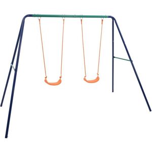 SWEIKO Swing Set with 2 Seats Steel FF92318UK