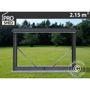 DANCOVER Wood Storage 2.42x0.89x1.56 m ProShed®, Anthracite - Anthracite