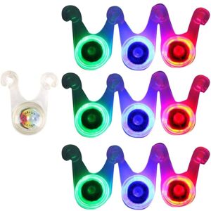Tlily - 10Pcs Tent String Rope Light Guard Hanging Lights Flashlight led Outdoor Camping Accessories Bicycle Safety Lamp
