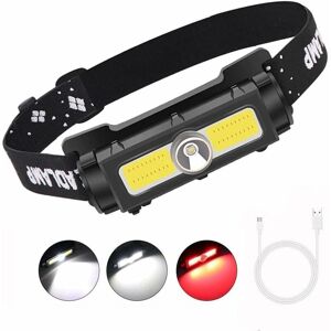 Héloise - 20000 Lumens Rechargeable Head Torch, Super Bright xpg+cob Head Flashlight with 7 Modes, Waterproof, Hands-Free Magnetic led Headlamp for