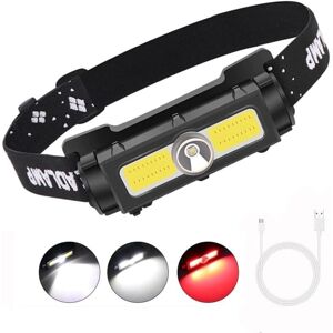 Longziming - 20000 Lumens Rechargeable Head Torch, Super Bright xpg+cob Head Flashlight with 7 Modes, Waterproof, Hands-Free Magnetic led Headlamp