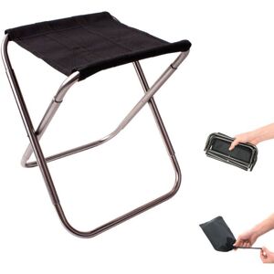ORCHIDÉE Mini Portable Folding Chair with Bag, Aluminum Ultralight Compact Folding Stool with Carry Bag for Garden, Beach, Fishing, Hiking, Camping, Picnic