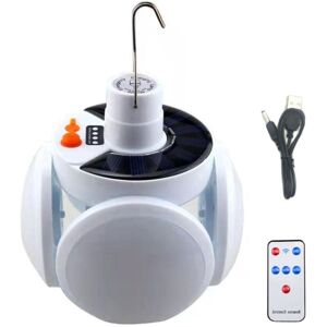 MEMKEY Portable usb Rechargeable Solar Camping Lantern with Hanging Hook, Collapsible led Lights for Home, Office, Tent, Car, Patio, Emergency Outages