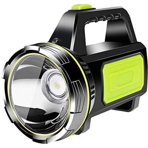 ZVD Rechargeable Flashlight - Portable led Torch with Side Light, for Camping and Outdoor Activities
