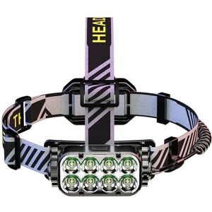 TLILY Rechargeable Led Headlamp Outdoor Flashlight Camping Search Light 270° Adjustable HeadStrap Lamp