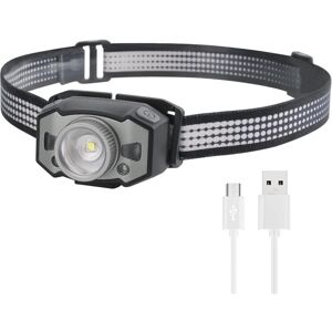 Memkey - Rechargeable led Headlamp, Super Bright Headlamps, Smart Head Lamp, IPX5 Waterproof, Built-in Battery, Kids Flashlight Headlamp, Adults,