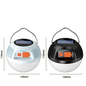 TLILY Solar Camping Lamp usb Rechargeable led Tent Light 3 Modes Portable Lanterns Emergency Strong for Outdoor Garden b