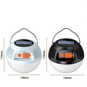 TLILY Solar Camping Lamp usb Rechargeable led Tent Light 3 Modes Portable Lanterns Emergency Strong Light For Outdoor Garden