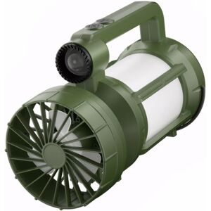 TLILY Solar Outdoor Camping Lantern with Cooling Fan Portable led Flashlight Tent Lamp Searchlight for Hiking