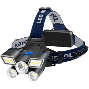 ZVD - usb Rechargeable led Headlamp, Powerful, Waterproof, 9 Lighting Modes, 90° Adjustable