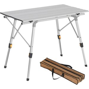 Woltu - Folding Camping Tables Outdoor Garden Picnic Fishing Portable bbq W/Bag. Silver