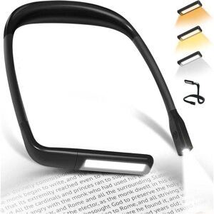 ZVD-E-Reader Neck Reading Light - Rechargeable Reading Lamp in Bed, 3 Colors Flexible LED Reading Light Neck Lamp for Book Knitting Sewing Camping