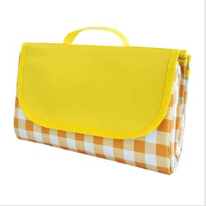 WOIYIC 200 x 200 cm Picnic Mat Blanket, Waterproof Moisture-proof Large Foldable for Camping Travel Beach Garden Tablecloth (Foldable in Bag) - Yellow WOIYIC 200 x 200 cm Picnic Mat Blanket, Waterproof Moisture-proof Large Foldable for Camping Travel Beach Garden Tablecloth (Foldable in Bag) - Yellow