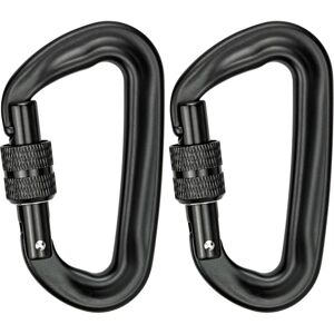 WOIYIC 2Pcs Climbing Carabiner 12KN (1200KG) Heavy Duty Aluminum Carabiner D Shape Locking Carabiner for Hammocks Yoga Swing Camping Keychain Lock Dogs- WOIYIC 2Pcs Climbing Carabiner 12KN (1200KG) Heavy Duty Aluminum Carabiner D Shape Locking Carabiner for Hammocks Yoga Swing Camping Keychain Lock Dogs-