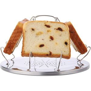COOCHEER 4 Slice Toast Tray Toast Rack,Camping Toaster with Foldable Stand, Portable Foldable Toast Rack for Family Outdoor Gas Stove Picnic COOCHEER 4 Slice Toast Tray Toast Rack,Camping Toaster with Foldable Stand, Portable Foldable Toast Rack for Family Outdoor Gas Stove Picnic