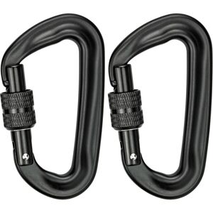 ALWAYSH 2Pcs Climbing Carabiner 12KN (1200KG) Heavy Duty Aluminum Carabiner D-Shaped Locking Carabiner for Hammocks Yoga Swing Camping Keychain Lock Dogs ALWAYSH 2Pcs Climbing Carabiner 12KN (1200KG) Heavy Duty Aluminum Carabiner D-Shaped Locking Carabiner for Hammocks Yoga Swing Camping Keychain Lock Dogs