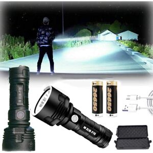 Alwaysh - High Power led Waterproof Flashlight 30000-100000 Lumens, Ultra Bright 3 Modes Most Powerful usb Rechargeable XLM-P70 50W (50W XLM-P70, Alwaysh - High Power led Waterproof Flashlight 30000-100000 Lumens, Ultra Bright 3 Modes Most Powerful usb Rechargeable XLM-P70 50W (50W XLM-P70,