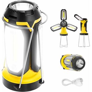 Dewdat - Camping Lantern, Portable led Flashlight, 6 Modes, usb Powered, Ultra Bright 1000lm, Foldable, Waterproof, Suitable for Hiking, Camping, Dewdat - Camping Lantern, Portable led Flashlight, 6 Modes, usb Powered, Ultra Bright 1000lm, Foldable, Waterproof, Suitable for Hiking, Camping,