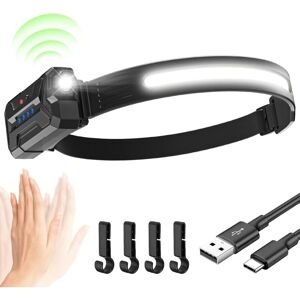 Gotrays - Head Torch Rechargeable, Super Bright 230° Wide Beam Headtorch with Red Light, 7 Lighting Modes, 22 Hours Runtime, usb Rechargeable Gotrays - Head Torch Rechargeable, Super Bright 230° Wide Beam Headtorch with Red Light, 7 Lighting Modes, 22 Hours Runtime, usb Rechargeable