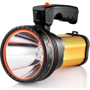 Tinor - led Flashlight 9000mA Rechargeable Waterproof IPX4 Portable Camping Lamp 6000mAH Camping Lamp Portable Spotlight (Golden) Tinor - led Flashlight 9000mA Rechargeable Waterproof IPX4 Portable Camping Lamp 6000mAH Camping Lamp Portable Spotlight (Golden)