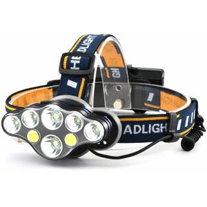 HOOPZI Led Head Torch,Super Bright Headlight,8 led 8 Modes Headlamp, Rechargeable Waterproof with Red Flash Light Head Torch, for Camping,Fishing, Cycling, HOOPZI Led Head Torch,Super Bright Headlight,8 led 8 Modes Headlamp, Rechargeable Waterproof with Red Flash Light Head Torch, for Camping,Fishing, Cycling,