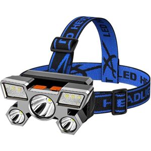 IKODM Led Headlamp, 5W usb Rechargeable, Waterproof, 5 Heads, Ultra Lightweight, Bright, for Outdoor Camping, Adventure, Hiking, Emergency IKODM Led Headlamp, 5W usb Rechargeable, Waterproof, 5 Heads, Ultra Lightweight, Bright, for Outdoor Camping, Adventure, Hiking, Emergency