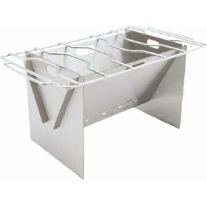 DEWDAT Outdoor Folding Stove Grill Camping Fire Pit Portable Folding Stainless Steel Cookware with Backpacking Grill Plate Mountaineering Camping Supplies DEWDAT Outdoor Folding Stove Grill Camping Fire Pit Portable Folding Stainless Steel Cookware with Backpacking Grill Plate Mountaineering Camping Supplies