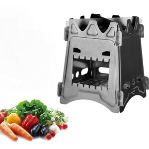 AIPERQ Portable Folding Lightweight Wood Stove for Camping Cooking Travel Picnic Hunting AIPERQ Portable Folding Lightweight Wood Stove for Camping Cooking Travel Picnic Hunting