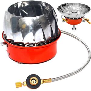 Portable Gas Camping Stove, Windproof Camping Stove, Foldable Outdoor Stove Ultralight Stove for Hiking/Outdoor/BBQ/Trekking (Lotus Stove) Readcly Portable Gas Camping Stove, Windproof Camping Stove, Foldable Outdoor Stove Ultralight Stove for Hiking/Outdoor/BBQ/Trekking (Lotus Stove) Readcly