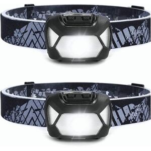 IKODM Powerful Rechargeable led Headlamp, D5000 Super Bright led Head Torch 2000Lux White and Red Light 6 Lighting Modes IPX4 for Running, Fishing, IKODM Powerful Rechargeable led Headlamp, D5000 Super Bright led Head Torch 2000Lux White and Red Light 6 Lighting Modes IPX4 for Running, Fishing,