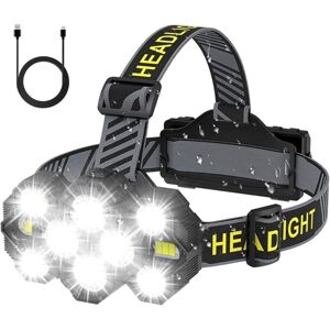WOIYIC Rechargeable Headlamp - 2022 Upgraded 22000 Lumen 10 LED 10 Modes Super Bright Bright Headlamp Hands-Free Flashlight for Camping Fishing Cycling WOIYIC Rechargeable Headlamp - 2022 Upgraded 22000 Lumen 10 LED 10 Modes Super Bright Bright Headlamp Hands-Free Flashlight for Camping Fishing Cycling