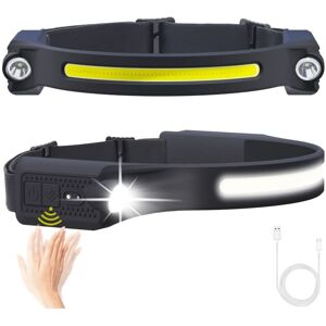 COOCHEER Rechargeable LED Headlamp Head Torch with 5 Modes Motion Sensor for Fishing, Camping, Hiking (260 Degree Waterproof + USB C) COOCHEER Rechargeable LED Headlamp Head Torch with 5 Modes Motion Sensor for Fishing, Camping, Hiking (260 Degree Waterproof + USB C)