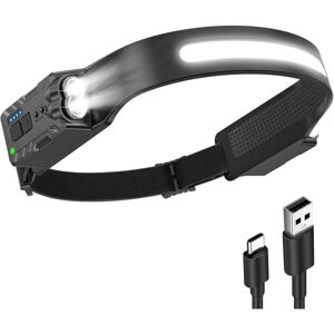 IKODM Rechargeable led Headlamp, Powerful Waterproof usb Headlamp 1200mAh, 8 Modes, Head Torch for Running, Camping, Cycling, Helmets, Fishing, Repairing, IKODM Rechargeable led Headlamp, Powerful Waterproof usb Headlamp 1200mAh, 8 Modes, Head Torch for Running, Camping, Cycling, Helmets, Fishing, Repairing,