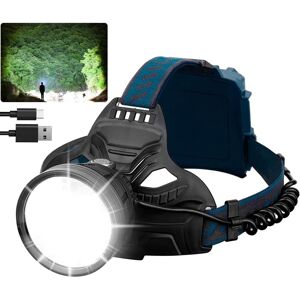 WOIYIC Rechargeable LED Headlamp, Ultra Powerful 50000 Lumens LED Flashlight with 4 Modes and Red Rear Light, USB Rechargeable 6000 mAh, Waterproof Headlamp WOIYIC Rechargeable LED Headlamp, Ultra Powerful 50000 Lumens LED Flashlight with 4 Modes and Red Rear Light, USB Rechargeable 6000 mAh, Waterproof Headlamp