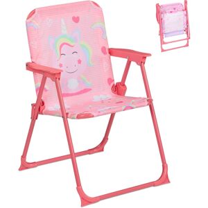 Relaxdays Children's Folding Chair, Camping Seat with Unicorn, Lightweight, 51.5x36x37.5 cm, Portable, Multicoloured Relaxdays Children's Folding Chair, Camping Seat with Unicorn, Lightweight, 51.5x36x37.5 cm, Portable, Multicoloured