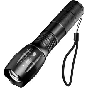 Memkey - Ultra Powerful led Flashlight, 1000 Lumens IPX5 Waterproof Tactical Lamp Zoomable 5 Lighting Modes Shockproof Anti-Slip for Camping Hiking Memkey - Ultra Powerful led Flashlight, 1000 Lumens IPX5 Waterproof Tactical Lamp Zoomable 5 Lighting Modes Shockproof Anti-Slip for Camping Hiking