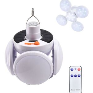 LINGHHANG Waterproof led Camping Lantern, 1600mAh Solar Light, usb Rechargeable, 5 Lighting Modes, 360° Foldable, Suitable for Hiking and Outdoor Reading LINGHHANG Waterproof led Camping Lantern, 1600mAh Solar Light, usb Rechargeable, 5 Lighting Modes, 360° Foldable, Suitable for Hiking and Outdoor Reading