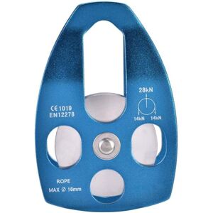 GOTRAYS Zip Line Pulley, 28KN Aluminum Alloy Pulley Block Heavy Duty Single Rope Pulley Block for 16mm Rope Climbing(Blue) GOTRAYS Zip Line Pulley, 28KN Aluminum Alloy Pulley Block Heavy Duty Single Rope Pulley Block for 16mm Rope Climbing(Blue)