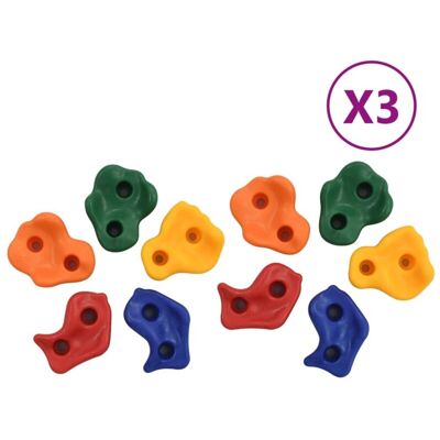 vidaXL 30 pcs Multicolour Climbing Stones - Climbing Stones vidaXL 30 pcs Multicolour Climbing Stones - Climbing Stones