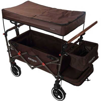 FUXTEC folding/foldable wagon FX-CT850 Brown FUXTEC folding/foldable wagon FX-CT850 Brown