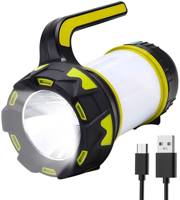 Beijiyi - 6-in-1 waterproof and rechargeable led camping light with 6 modes, ideal for fishing, hiking, camping