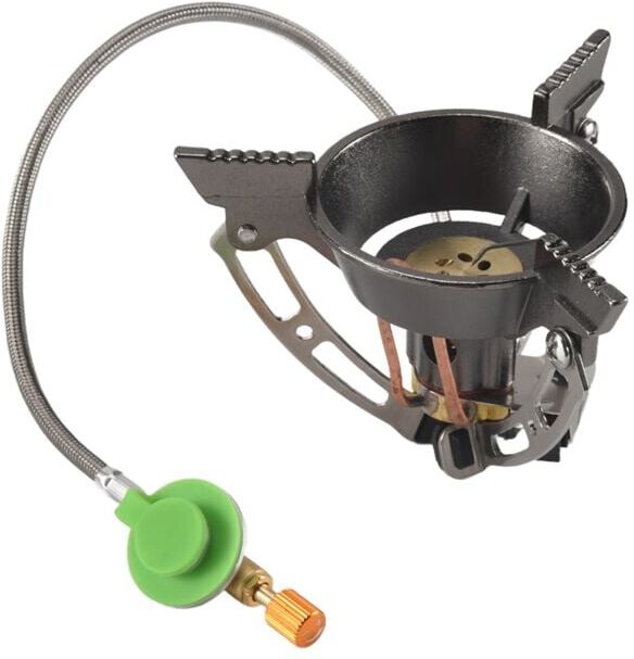 TLILY Windproof Camping Gas Stove,3240W Portable Foldable Butane/Propane Backpacking Stove with Piezo Ignition