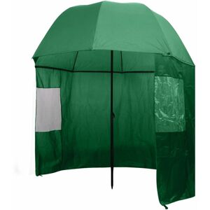 Fishing Umbrella Green 300x240 cm vidaXL - Green