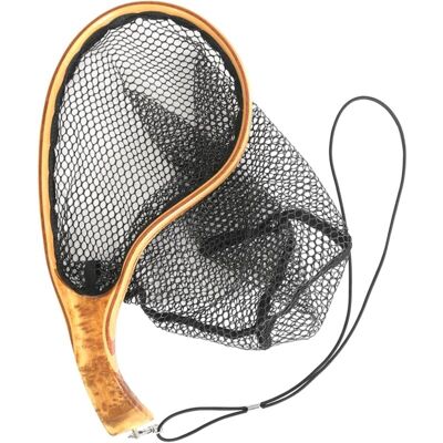 Csparkv - Fishing Landing Net, Fly Fishing Net for Trout Landing Net Fishing Net, Pond Net, Fish Pond Net with Wooden Handle, Fly Fishing Csparkv - Fishing Landing Net, Fly Fishing Net for Trout Landing Net Fishing Net, Pond Net, Fish Pond Net with Wooden Handle, Fly Fishing